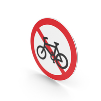 Chinese Signs No Bicycles PNG & PSD Images