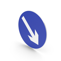 Chinese Keep Right Side Sign PNG & PSD Images