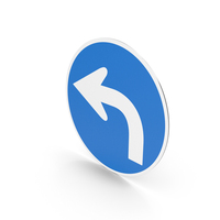 Japanese Signs Turn Left PNG & PSD Images
