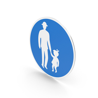 Japanese Pedestrians Only Sign PNG & PSD Images