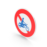 Japanese No Motorbike Or Mopeds Sign PNG & PSD Images