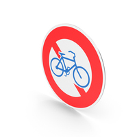 Japanese No Bicycles Sign PNG & PSD Images