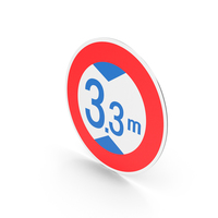 Japanese Height Limit Sign PNG & PSD Images