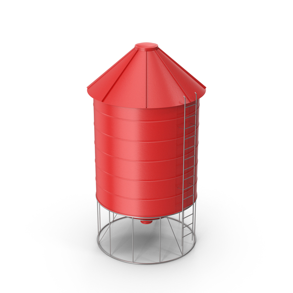 Red Silo PNG & PSD Images