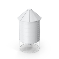 White Silo PNG & PSD Images