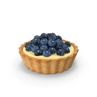 Blueberry Tartlet PNG & PSD Images