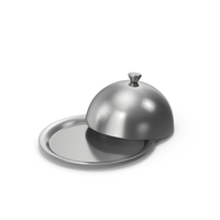 Steel Serving Tray Dome PNG & PSD Images