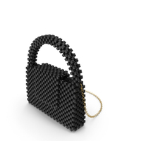 Black Crystal Bag With Chain PNG & PSD Images