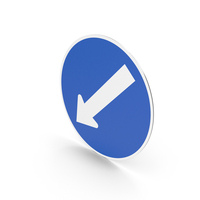 South Korean Pass Left Sign PNG & PSD Images