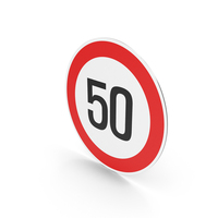 South Korean Maximum Speed Limit Sign PNG & PSD Images