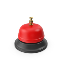 Red Service Bell PNG & PSD Images