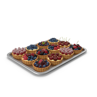 Cakes On A Tray PNG & PSD Images