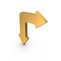 Branching Paths Flat Bifurcation Arrow Dual Directional PNG & PSD Images