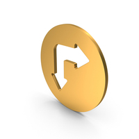 Dual Branching Paths Arrow Frame Symbol PNG & PSD Images
