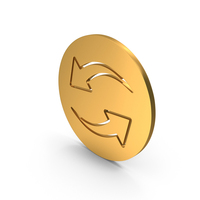 Round Refresh Arrows Symbol PNG & PSD Images