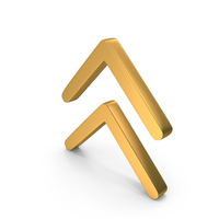 Double Up Arrows Symbol PNG & PSD Images