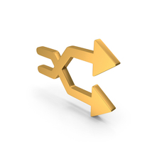 Shuffle Crossing Arrows Symbol PNG & PSD Images