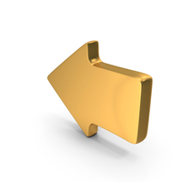 Small Sideway Directional Arrow Symbol PNG & PSD Images