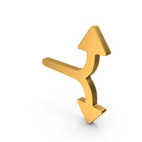 Two Way Up & Down Traffic Symbol PNG & PSD Images