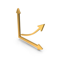 Graph Showing Growth Arrow PNG & PSD Images