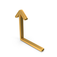 L Shape Arrow Directional Up PNG & PSD Images