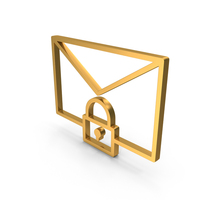 Mail Lock Secure Web Icon PNG & PSD Images
