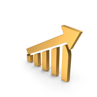 Market Graph Growth Arrow Symbol PNG & PSD Images