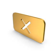 Cross In Rectangular Bar Symbol PNG & PSD Images