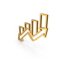 Two Side Arrow Graph PNG & PSD Images