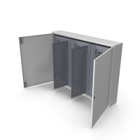 Industrial Large Cabinet With Fuses PNG & PSD Images