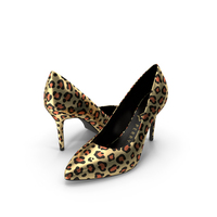 Katy Perry Gold Brown Sissy Pumps PNG & PSD Images