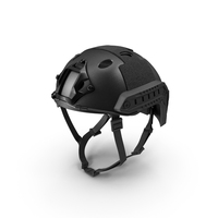 Tactical Helmet Black Airsoft PNG & PSD Images