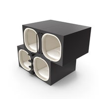 Black Futuristic Capsule Hotel PNG & PSD Images