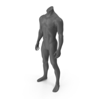 Sports Mannequin Male Black PNG & PSD Images