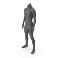 Woman Sports Mannequin Black PNG & PSD Images