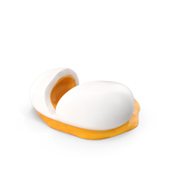 Egg with Spilling Yolk PNG & PSD Images