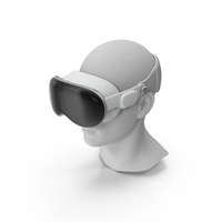Vision Pro on Mannequin Head PNG & PSD Images
