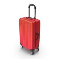 Cartoon Red Suitcase PNG & PSD Images