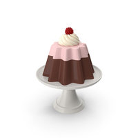 Red And Chocolate Jelly With Berry PNG & PSD Images