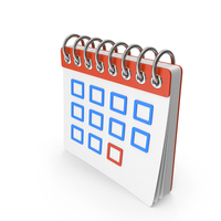Cartoon Red Calendar PNG & PSD Images