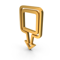 GPS Map Location Icon Gold PNG & PSD Images