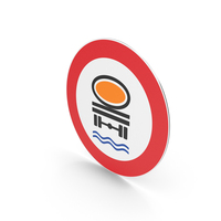 Turkish No Vehicles With Water Pollutive Substances Sign PNG & PSD Images