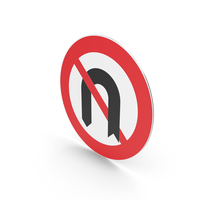 Turkish Signs No U Turns PNG & PSD Images