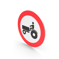 Turkish No Entry For Tractors Sign PNG & PSD Images