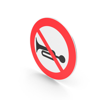 Turkish Signs No Audible Warning Devices PNG & PSD Images