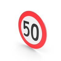 Turkish Maximum Speed Limit Sign PNG & PSD Images