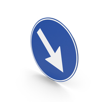 Turkish Keep Right Sign PNG & PSD Images
