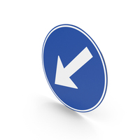 Turkish Keep Left Sign PNG & PSD Images
