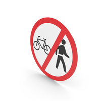 South African Signs Cyclists And Pedestrians Prohibited PNG & PSD Images