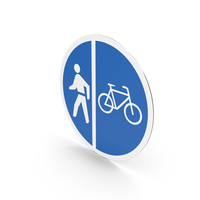 South African Cyclists And Pedestrians Only Sign PNG & PSD Images